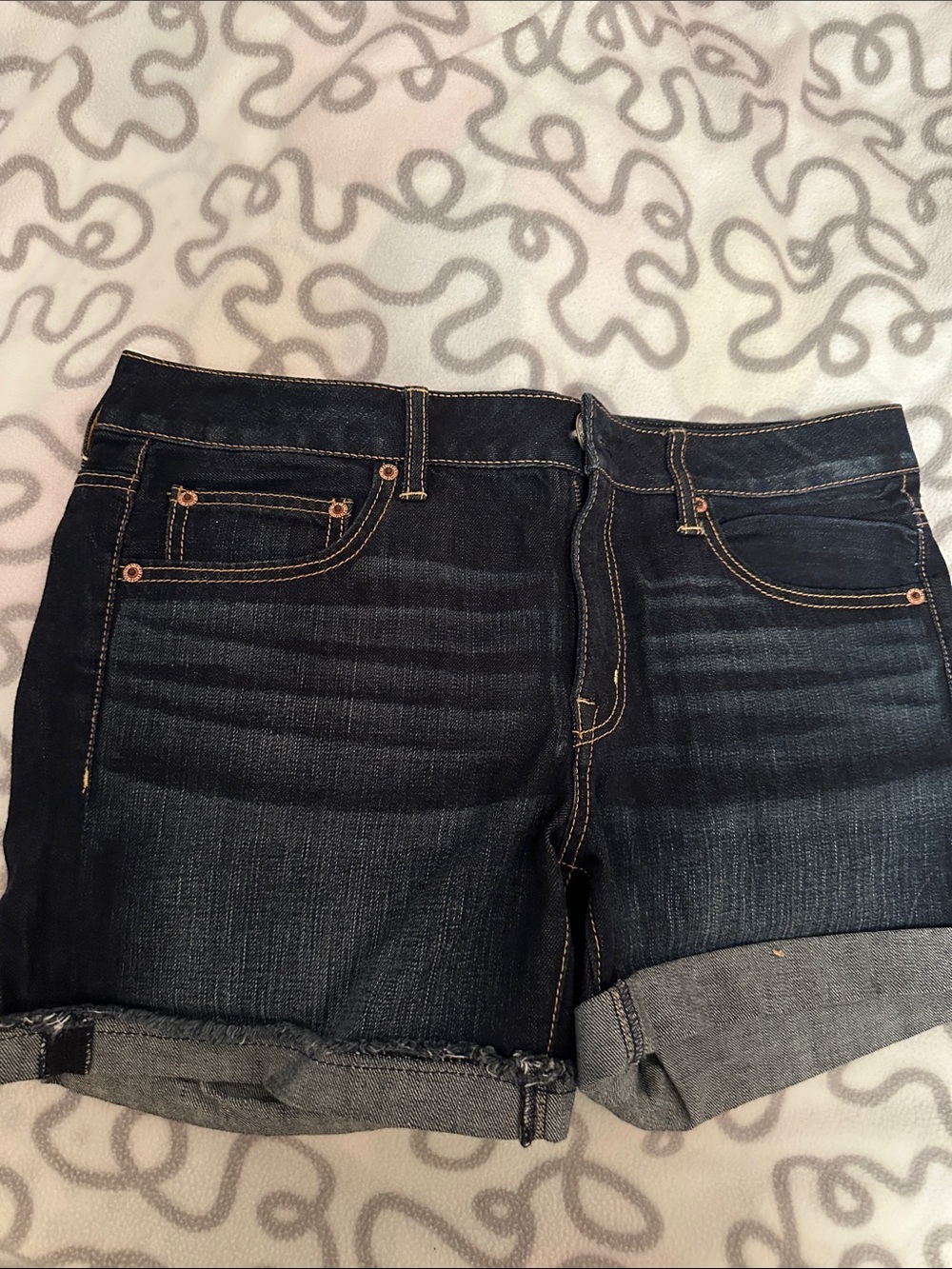 American Eagle Outfitters Dark Wash Denim Jean Shorts